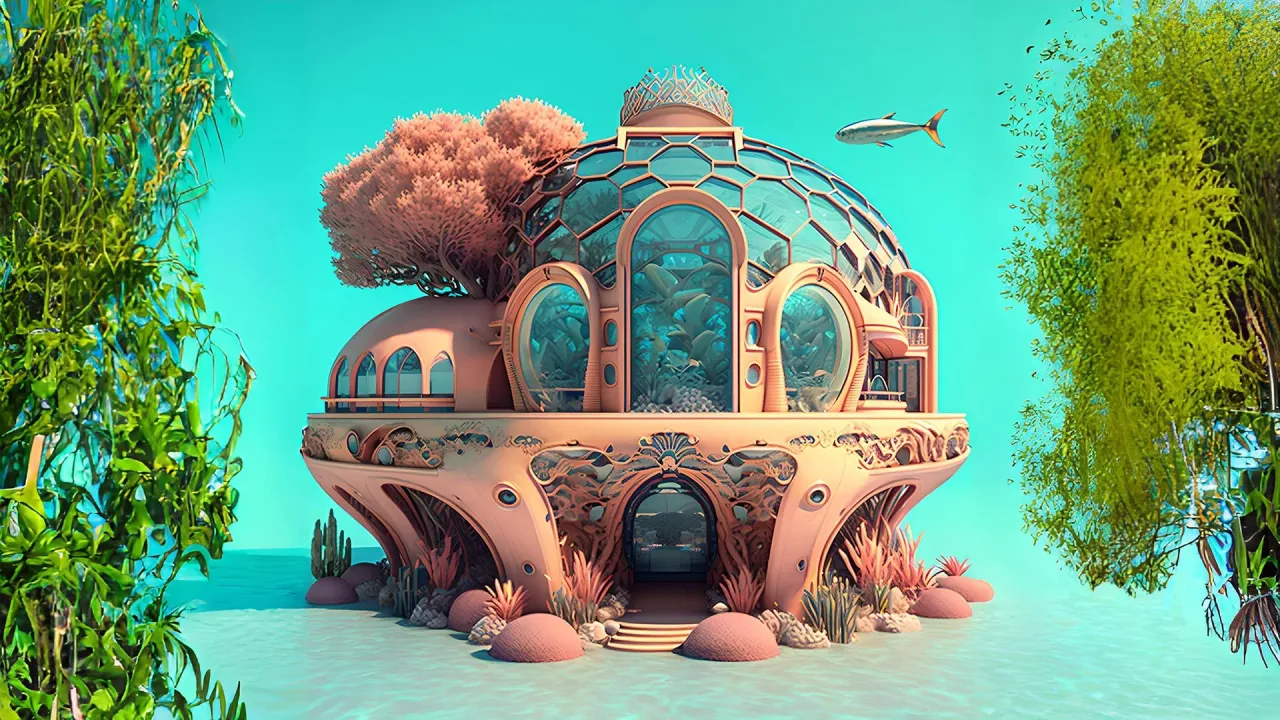 Coralverse — Art Deco estate